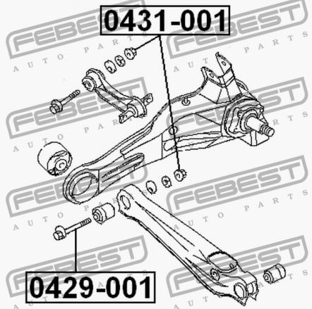 фото №4, Винт з mimośrodem febest 0429-001