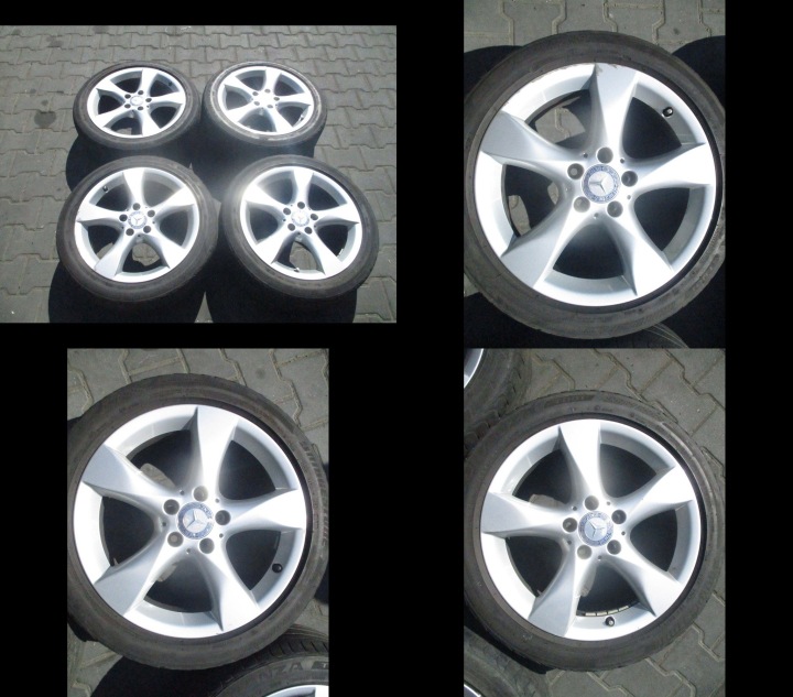 ruote CERCHI pneumatici, gomme Mercedes B Klasa 246 R17 5mm