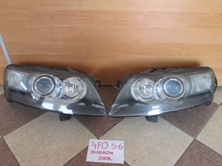 FANALE FARO reflektor Bixenon xenon Audi S6 4F0 08r sinistra
