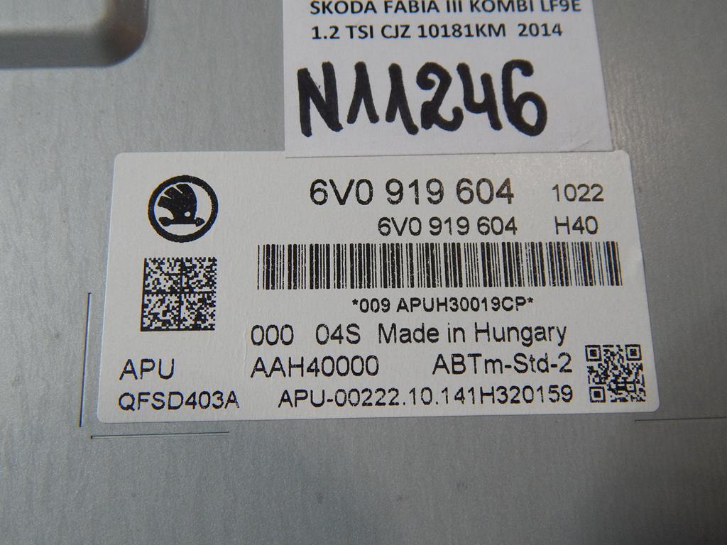 фото №5, Skoda fabia iii радіо дисплей 6v0919604