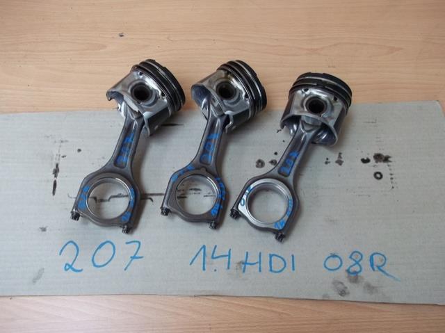 фото №1, Поршень коленчатый peugeot 207 1.4 hdi