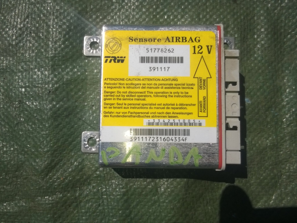 фото №1, Panda датчик блок управління подушка безпеки 51778262