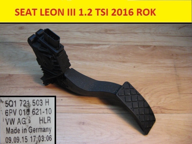 фото №1, Потенциометр педаль газа seat leon iii 5q1721503h