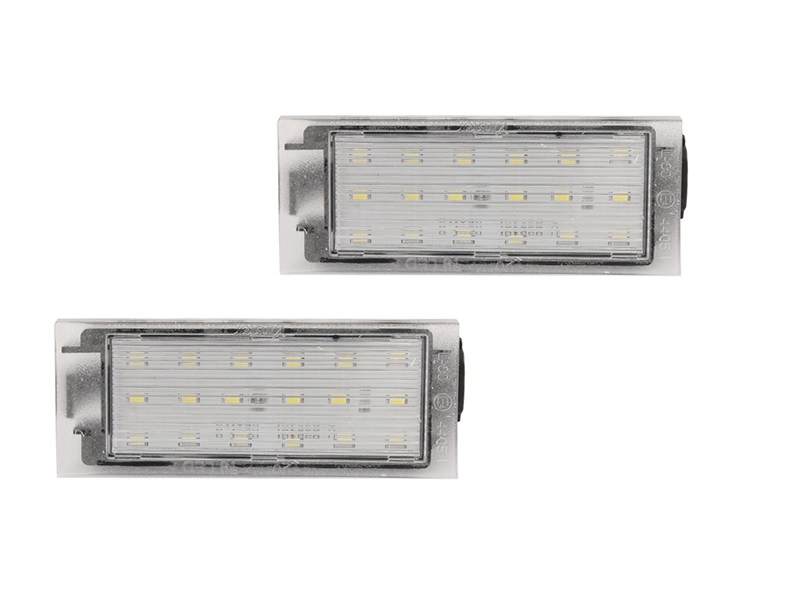 фото №1, Фонари подсветка номерного знака led renault clio megane 3 iii ii 2 twingo