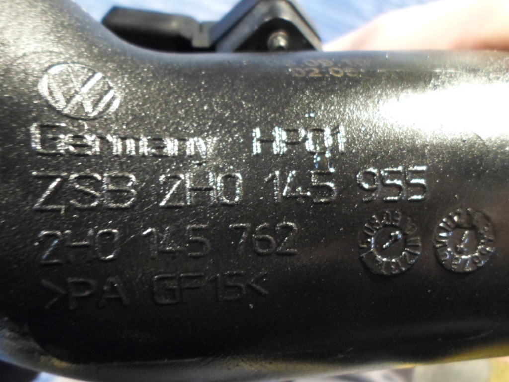 фото №2, Vw amarok 2.0 tdi труба интеркулер 2h0145955