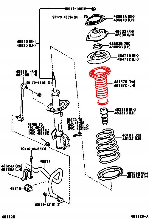 фото №11, Защита амортизатора передний febest tshb-acu30f