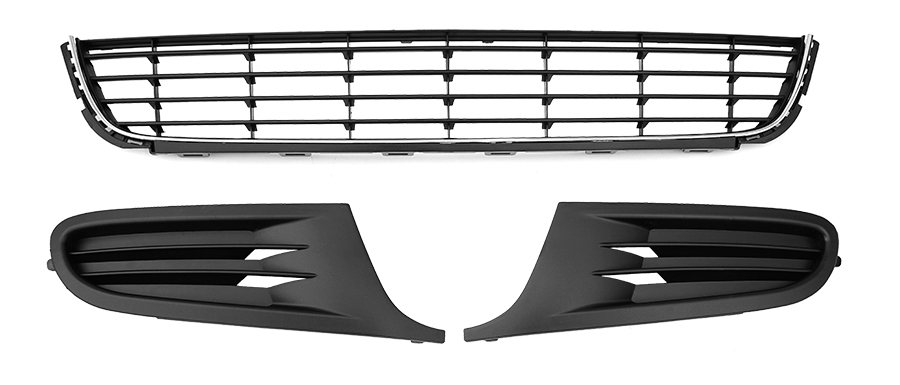 фото №1, Vw golf vi 6 решітка ліва права середина комплект chr