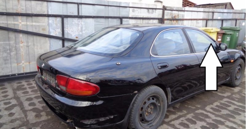 фото №1, Скло двері права перед mazda xedos 6 sedan 94-99