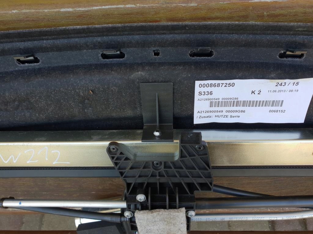 фото №5, Шторка электрическая mercedes w212 a2128101620