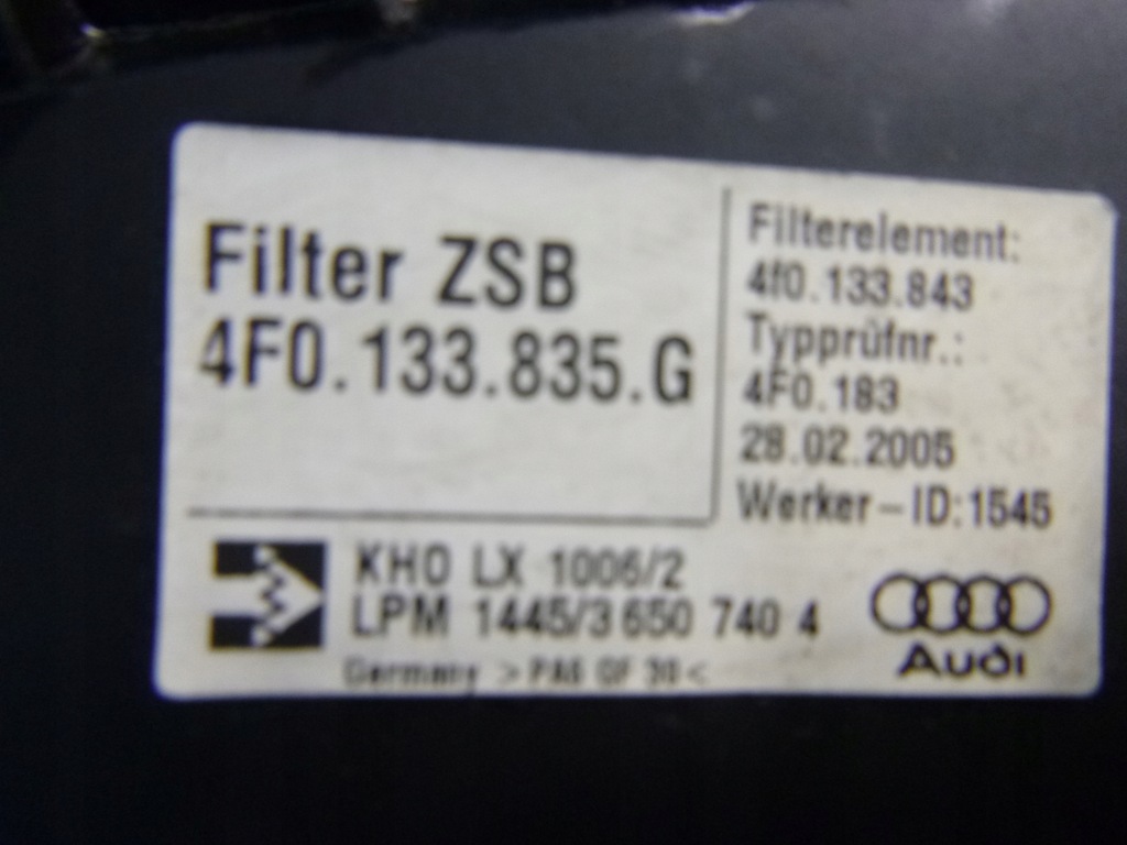 фото №4, Audi a6 c6 4f0133835g корпус фильтра воздуха