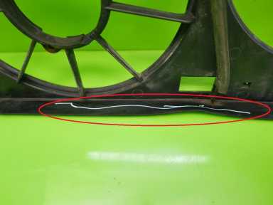 фото №7, Корпус вентиляторов skoda fabia 1.9sdi 6q0121207f