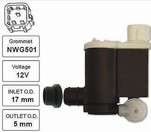 фото №1, Hyundai i30 2008 - 2012 помпа розпилювача вікон