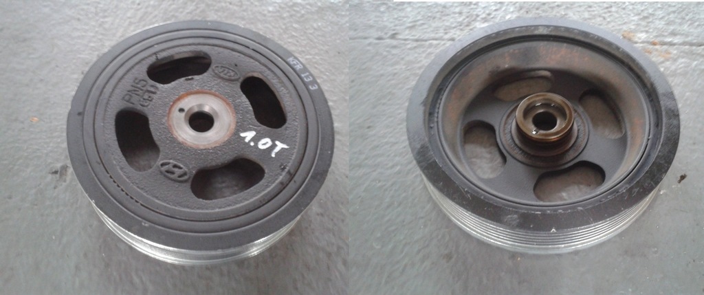 фото №1, Hyundai i20 ii 2015-20 1.0t 1.0t-gdi шків колінчастого вала