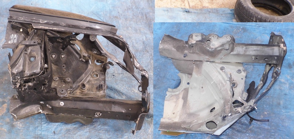 фото №1, Vw phaeton lift 2009r чверть лонжерон ліва перед підкрилок панель фари