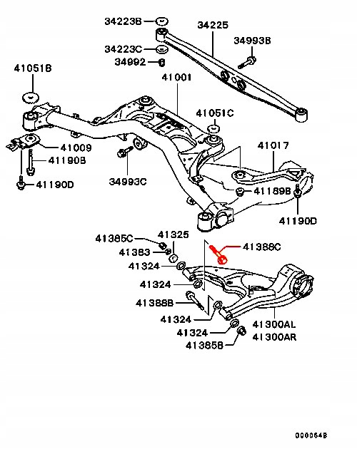 фото №12, Болт с эксцентрик mitsubishi grandis na4w/na8w 20