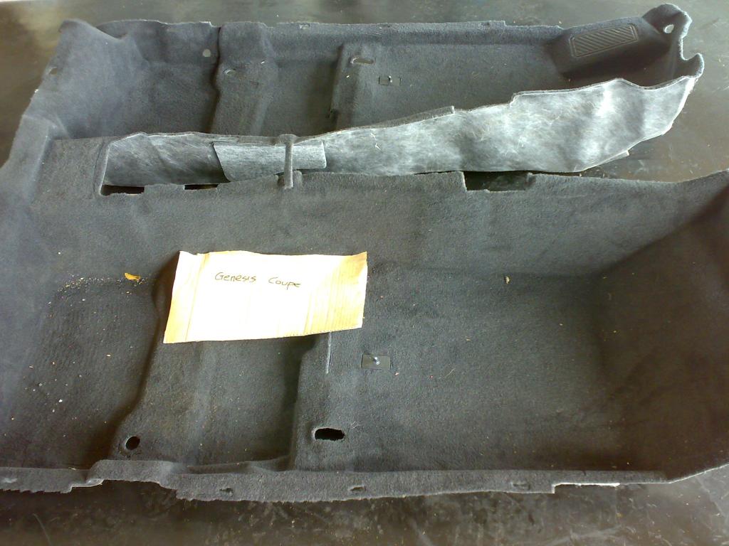 фото №1, Hyundai genesis coupe 2008 - 2014 обшивка коврик пол