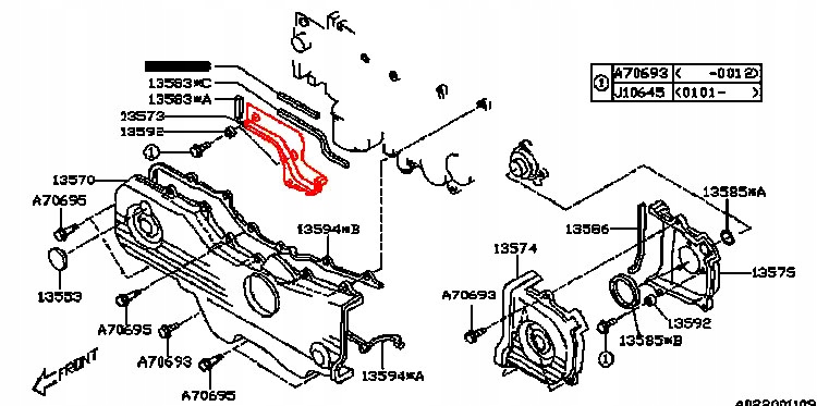 фото №11, Защита ремень распределительного вала sohc impreza forester legacy