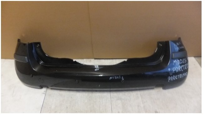 фото №1, Бампер задняя задний renault modus парктроник