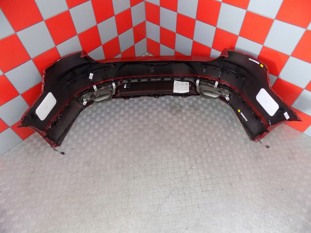 фото №9, Бампер задняя версия pod 6pdc easy open выхлопы цвет lsm3 vw arteon 2017+