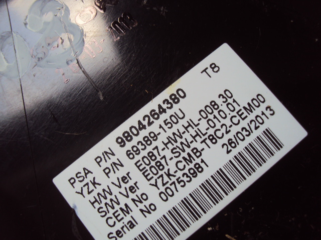 фото №7, Счетчик peugeot 3008 9804258580