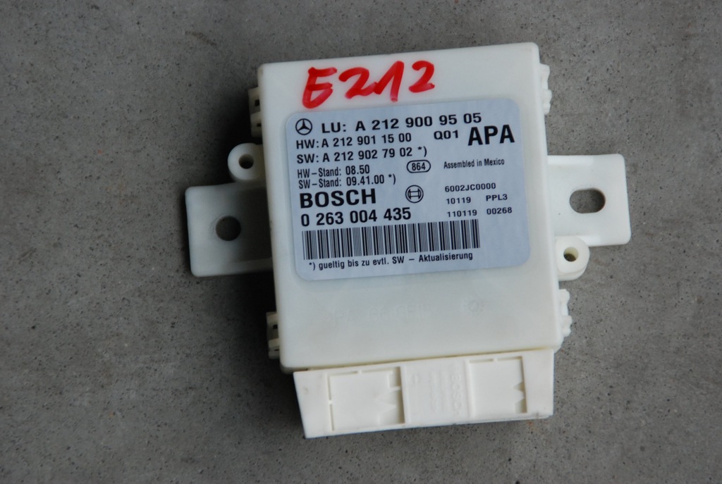 фото №1, Модуль pdc a2129009505 mercedes w212 2009-