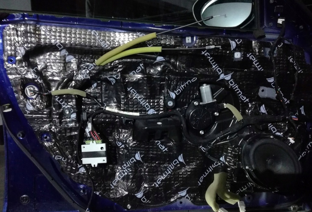 фото №13, Ab-25 мат битумная бутиловая шумоизоляционная bitmat шумоизоляция капот двигатель