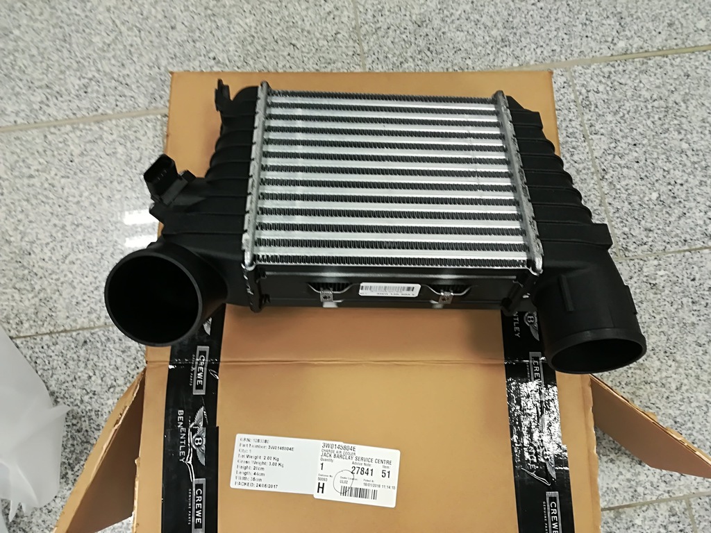 фото №1, Інтеркулер правий bentley gt gtc w12 - оригінальний