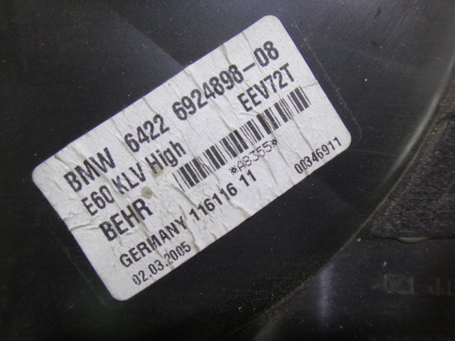 фото №6, Отопитель bmw 5 e60 e61 europejska 6924898