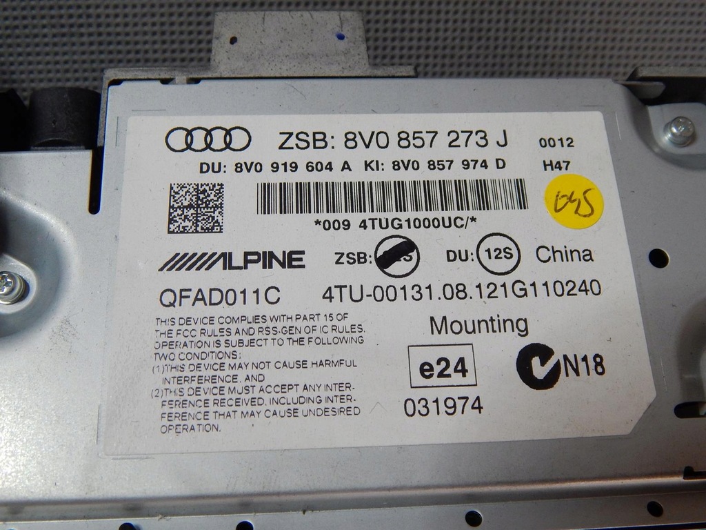 фото №14, Audi a3 8v навигация 3g plus sim 8v0035044