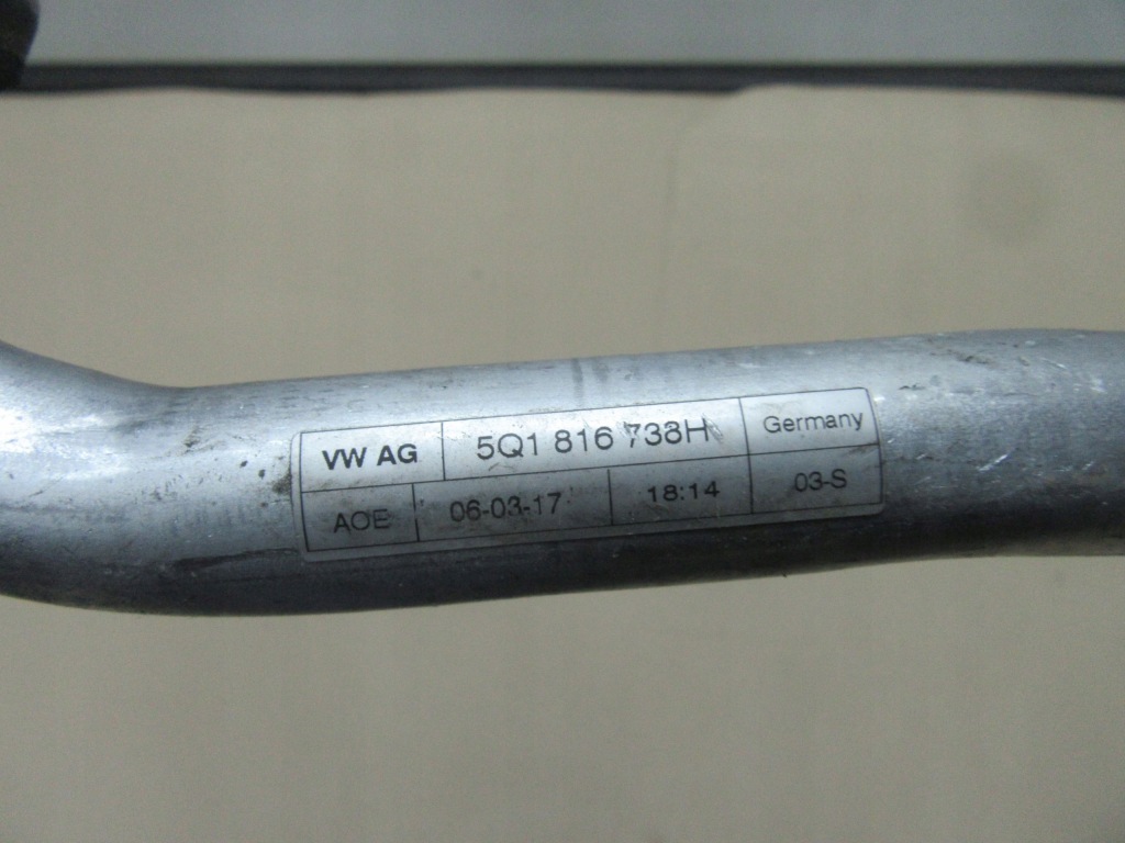фото №5, Трубка кондиционера vw passat b8 5q1816738h шланг