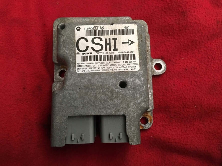 фото №1, Chrysler pacifica 05- модуль подушки безопасности подушка безопасности usa