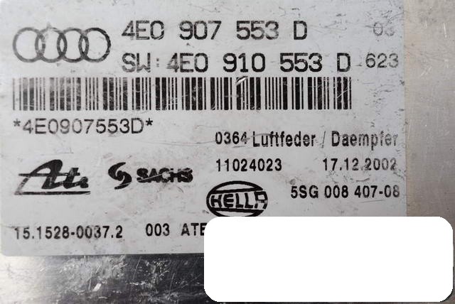 фото №3, Бортовий комп'ютер oem 4e0907553d