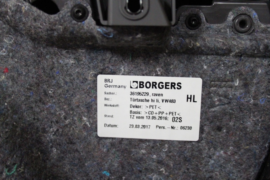 фото №6, Оббивка двері задня ліва vw arteon nowa шкіра beż