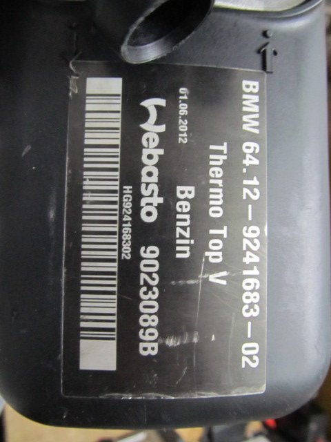 фото №5, Webasto thermo top v benzin bmw 64.12-9241683-02