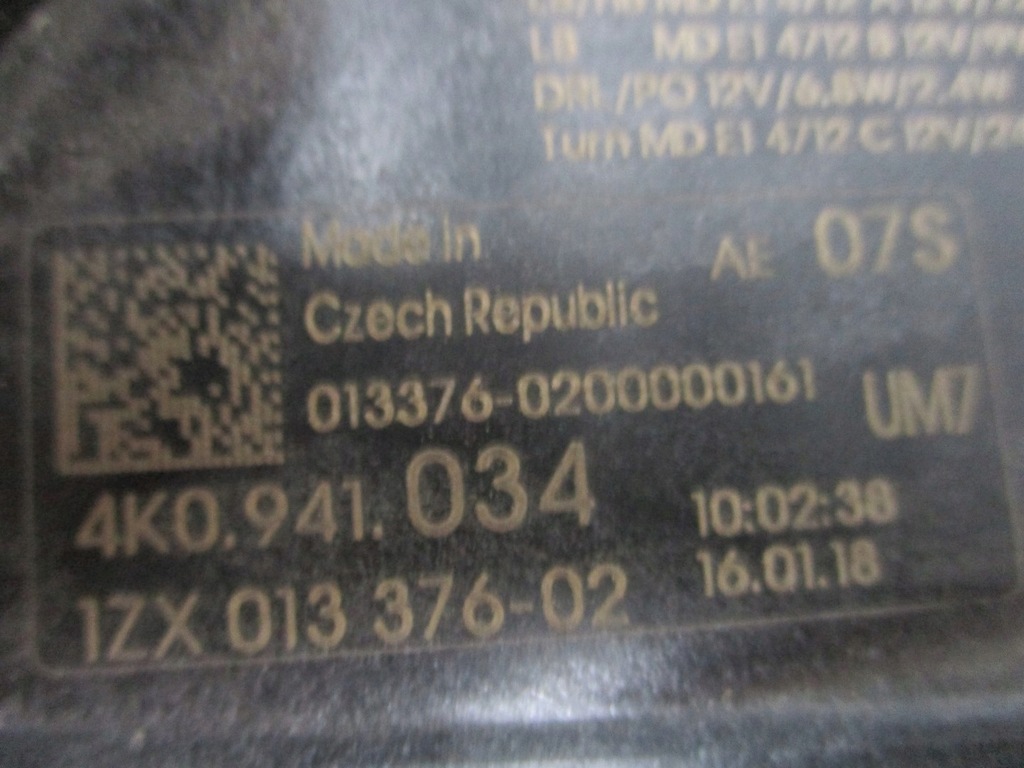 фото №5, Лампа лампи audi a6 4k0 led 4k0941034 4k0941033b