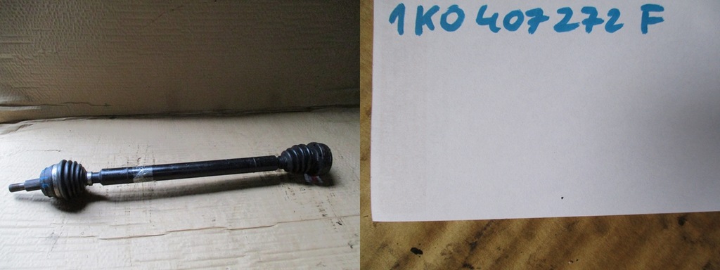 фото №1, Приводной вал 1k0407272f