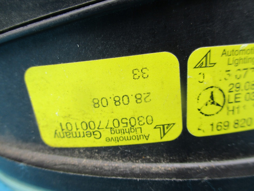 фото №8, Mercedes w169 противотуманная фара правый полный oryg