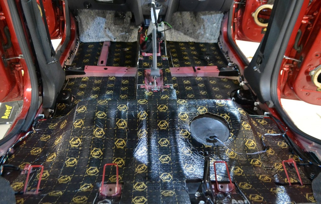 фото №11, Stp accent масса бутиловая + пена 6mm pe 50x37,5cm usztywnia blachę cisza