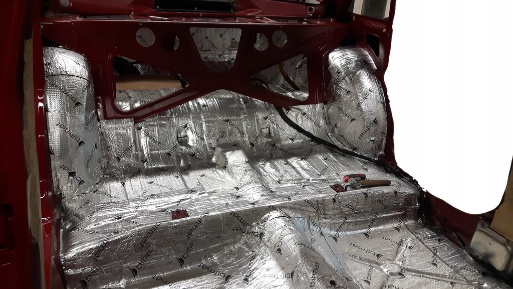 фото №9, Килимки butylowe wygłuszające bitumiczne алюбутил 2mm шумоізоляція двері капот