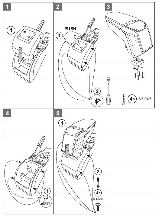 фото №8, Підлокітник armster ii seat leon iii чорний