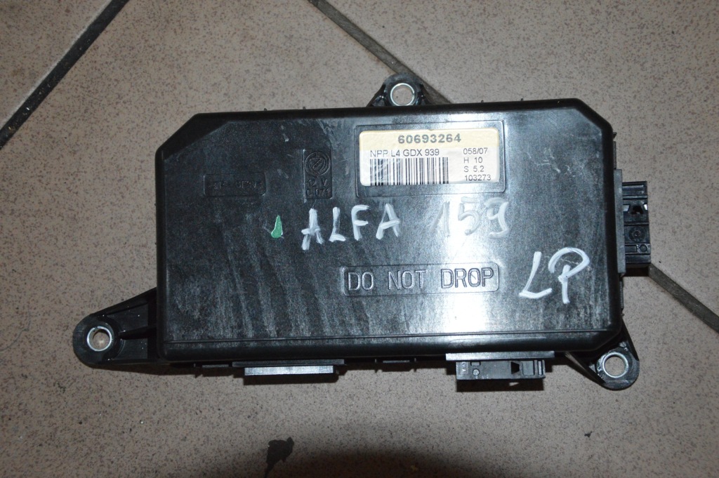 фото №1, Блок керування двері лівий alfa romeo 159 60693264