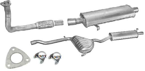 фото №1, Гаситель глушители do alfa romeo 145 1.9 tds комплект !