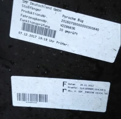 фото №6, Porsche 911 991 gts aero бампер перед оригінал