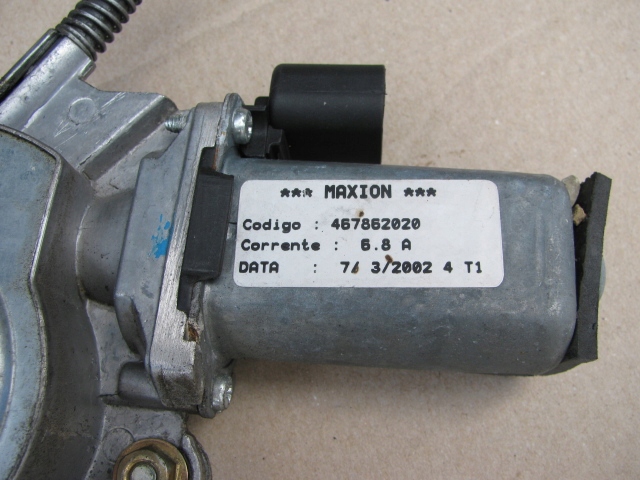 фото №3, Моторчик подъемник стекло перед правый albea palio