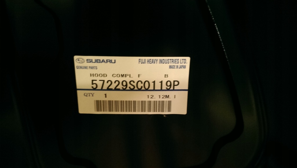 фото №10, Капот subaru forester