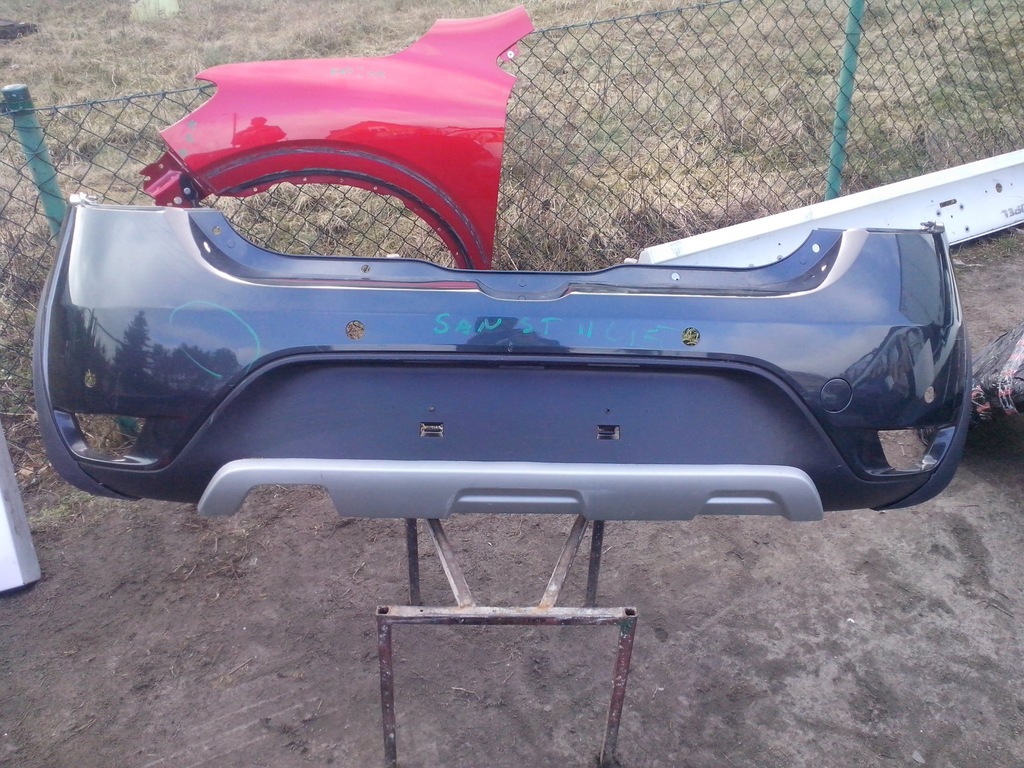 фото №1, Бампер задняя dacia sandero stepway ii 2 lift 16-