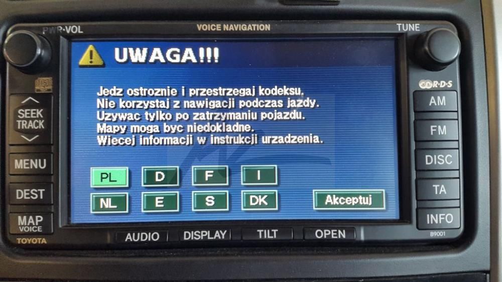 фото №2, Плита startowa toyota, lexus + карта 2018 pl безкоштовно