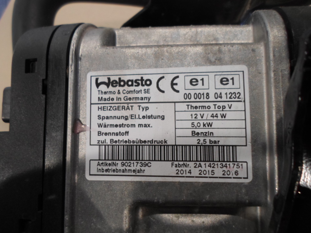 фото №3, Sharan alhambra 7n0 webasto 7n0815065n