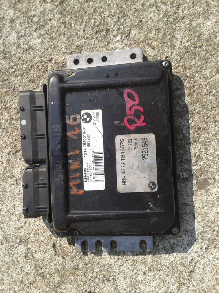 фото №1, Бортовой компьютер mini cooper r50 1.6 benz 12147520019-01