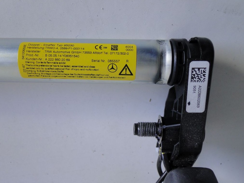 фото №9, Mercedes s w222 222 патрони патрон сидіння правий лівий